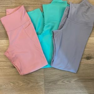 Old Navy Powersoft leggings Lot of 3